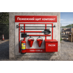 А Пожежні щити, лом, багор пожежний, кошма, лопати